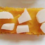 薩摩芋クリームと白玉団子のトースト